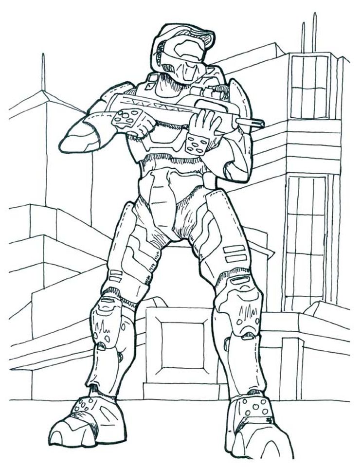 Get This Halo Coloring Pages Online Printable 6dfg3