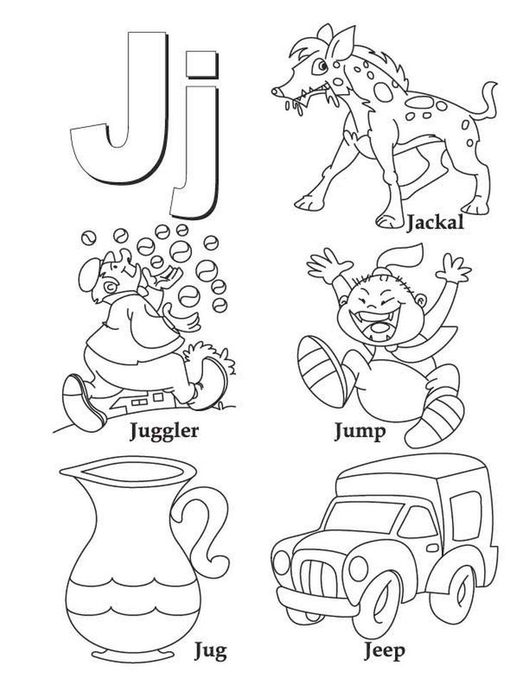 Get This Letter J Coloring Pages Nfl31