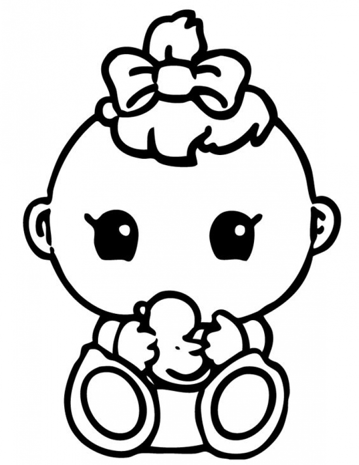 Get This Baby Coloring Pages Printable 5391k