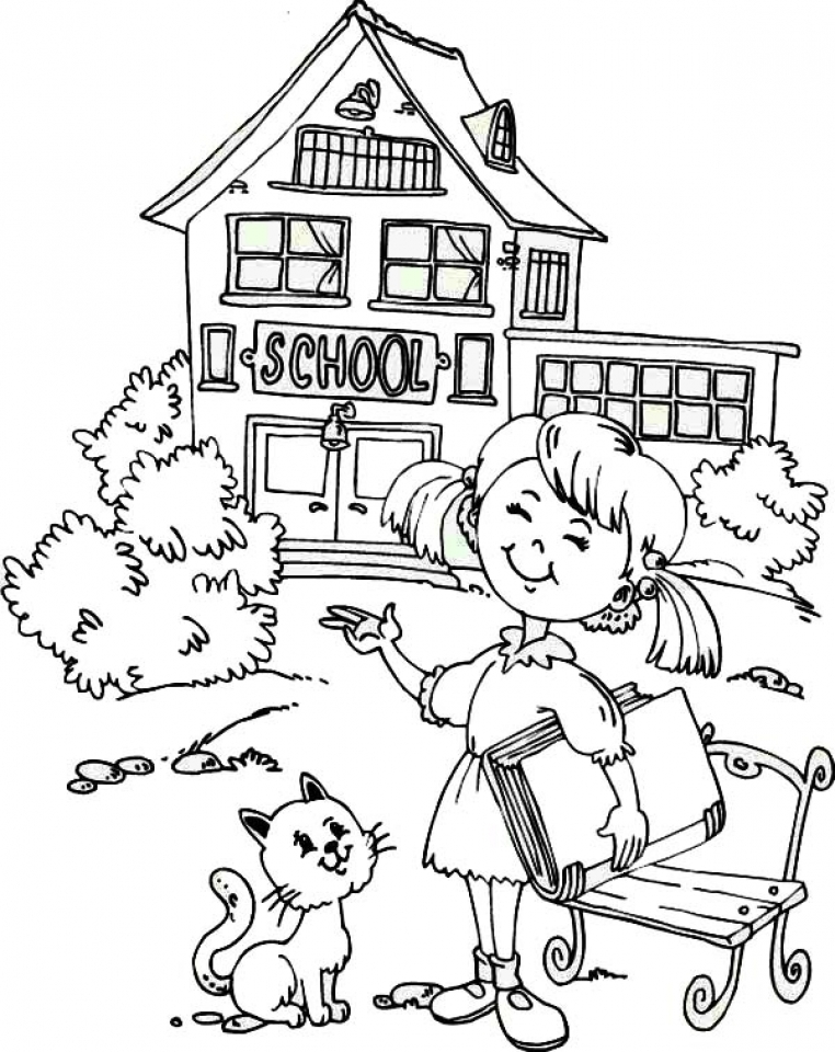 Get This Back To School Coloring Pages Printable 73ma2