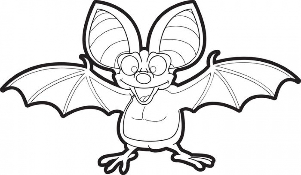 Get This Bat Coloring Pages for Kids 89578
