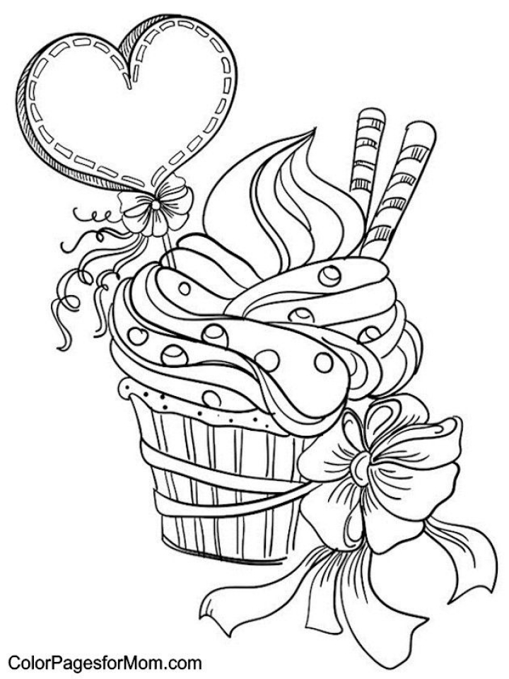 Get This Cupcake Coloring Pages to Print 67312