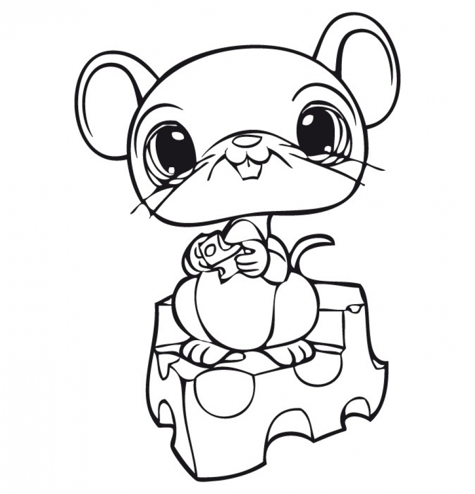 Cute Kawaii Animals Coloring Pages for Kids