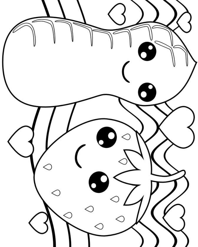 Get This cute food coloring pages - y47c6