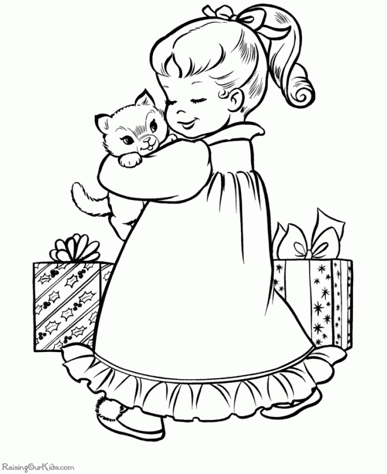 Get This Cute Kitten Coloring Pages Free Printable 74812