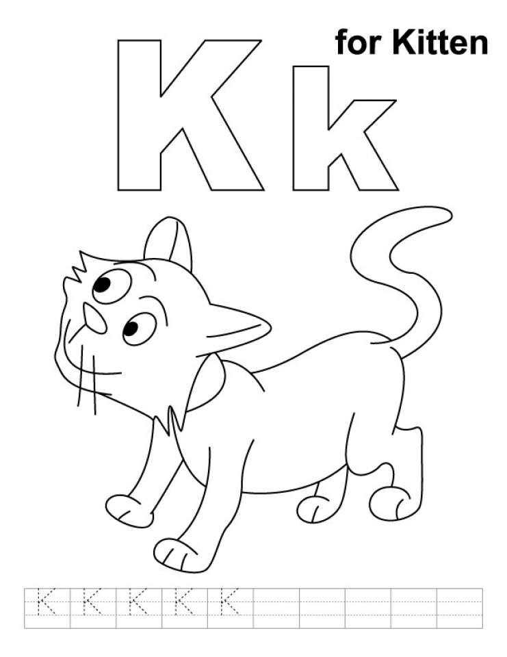 Get This Free Kitten Coloring Pages to Print Out 4vx61