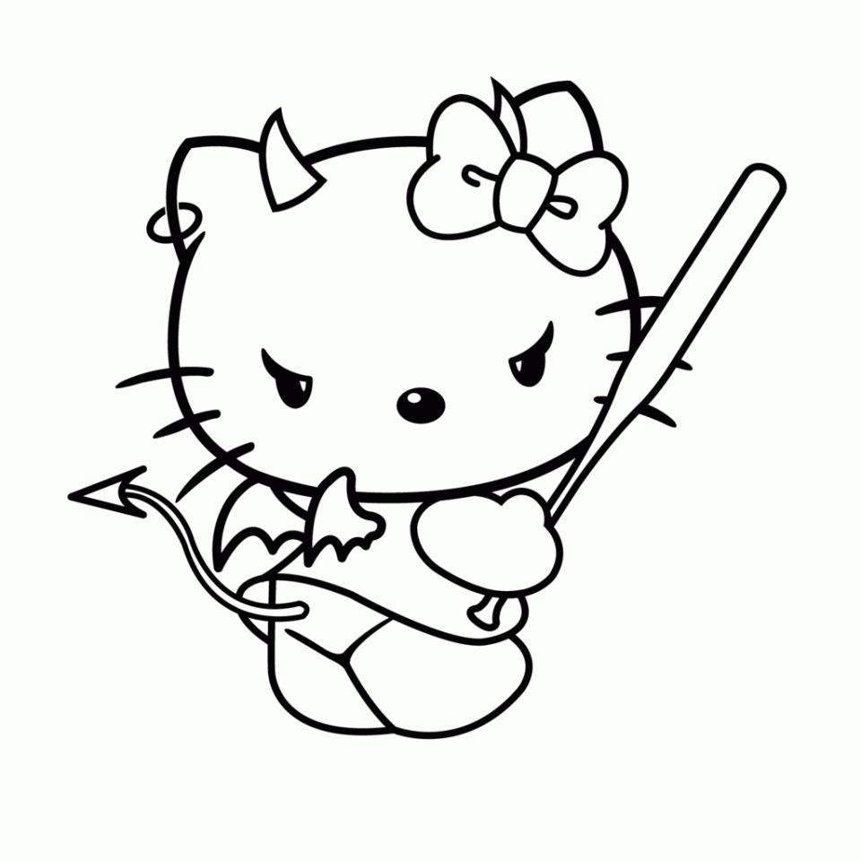 Get This hello kitty coloring pages halloween ydb5l