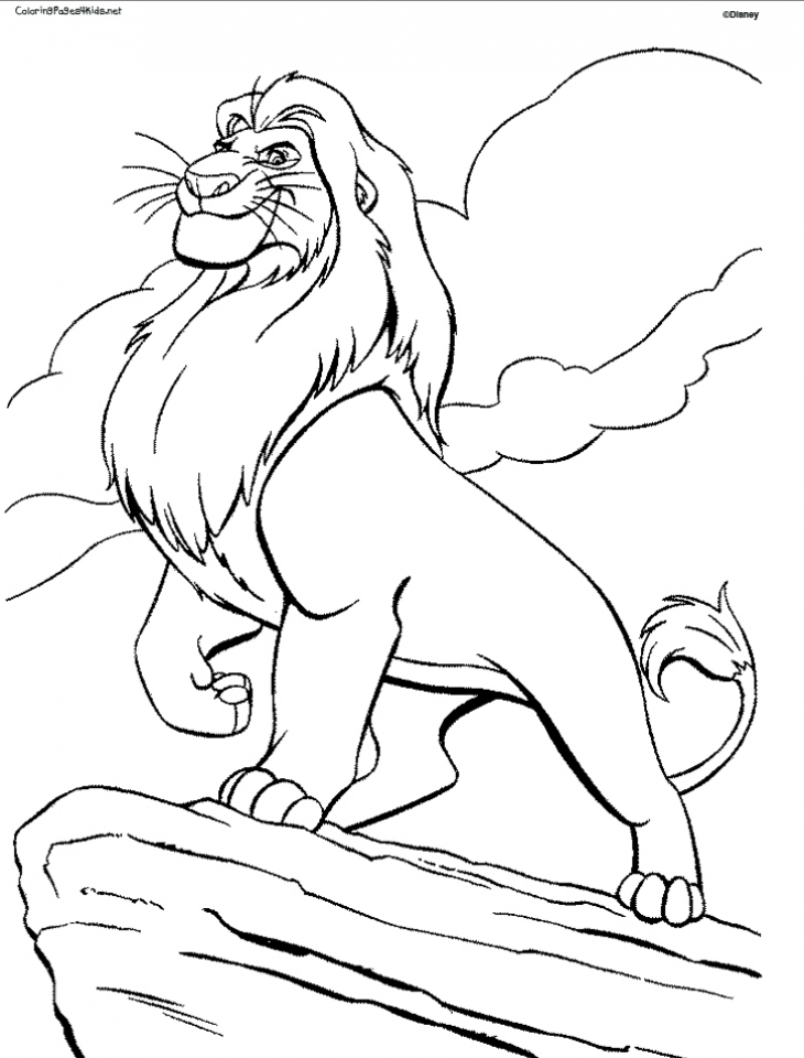 20+ Free Printable Lion King Coloring Pages ...