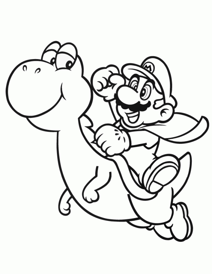 Get This Mario Coloring Pages Online t218a