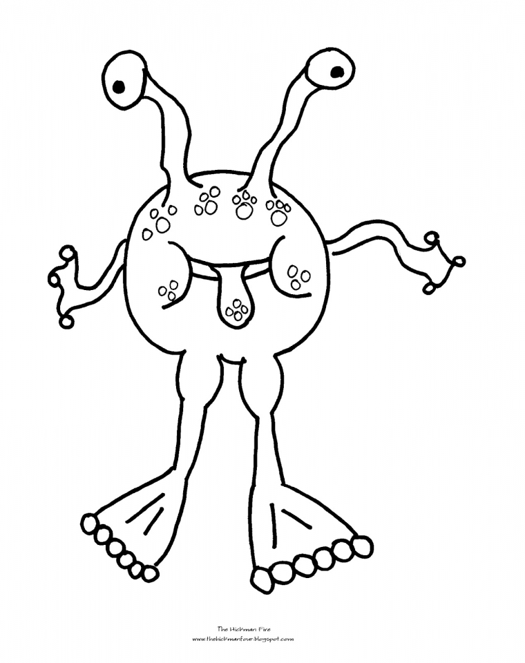 Rock Monster Coloring Page Coloring Coloring Pages