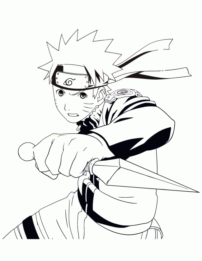 Get This Naruto Characters Coloring Pages 74688