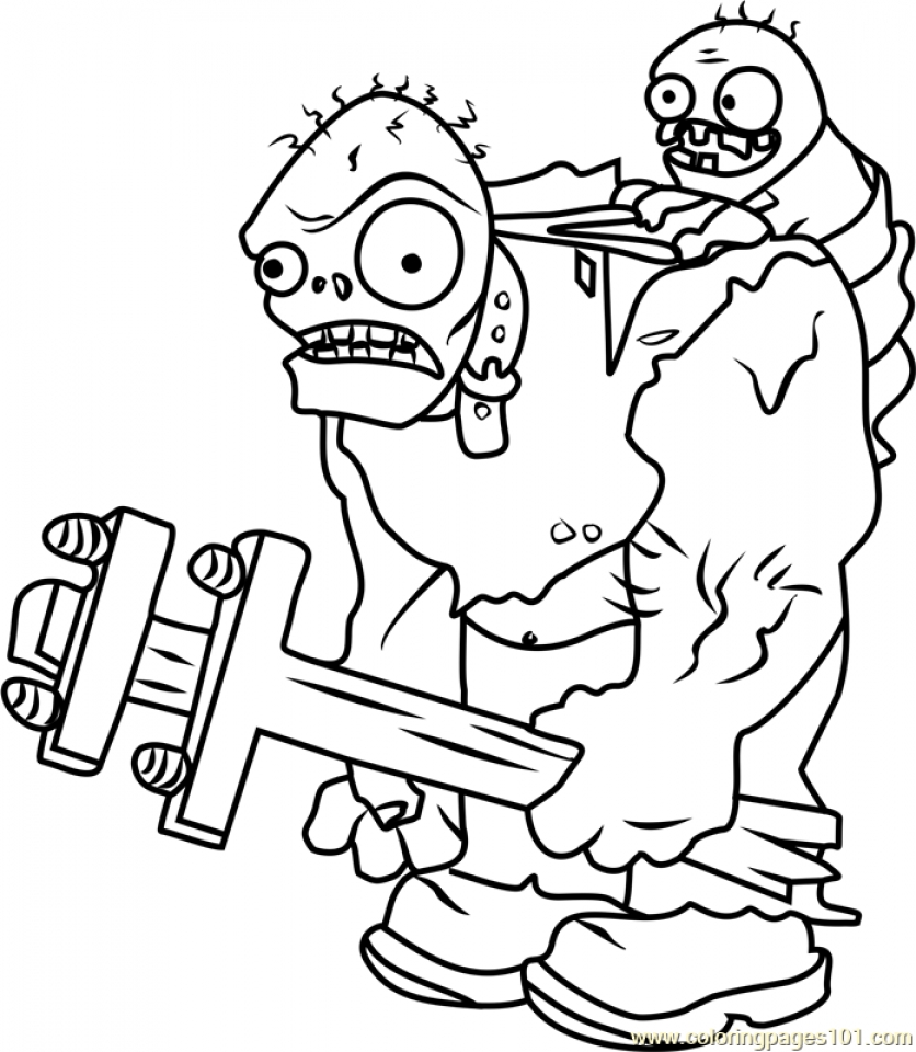 Get This Plants Vs. Zombies Coloring Pages Fun Printables at896