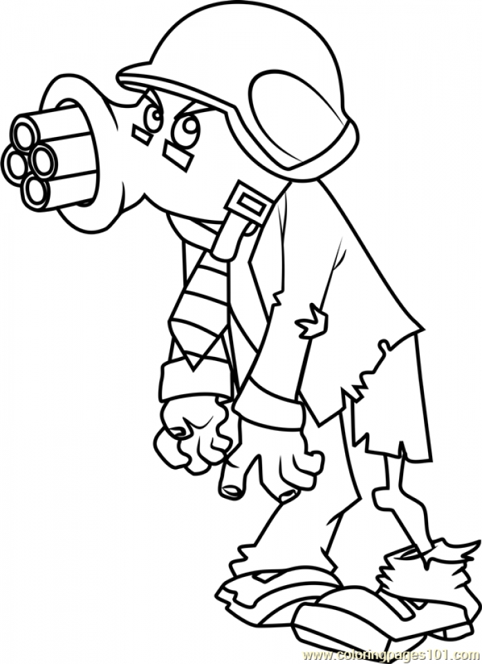 Get This Plants Vs. Zombies Coloring Pages Kids Printable 71634