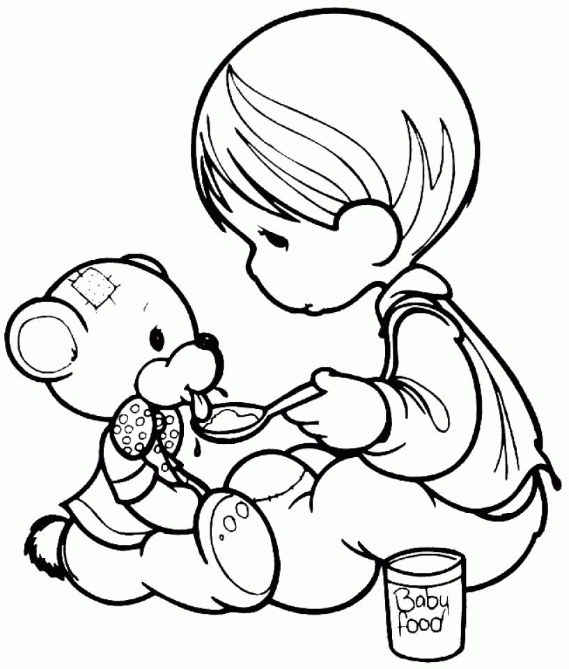 Get This Precious Moments Coloring Pages to Print Out 26674