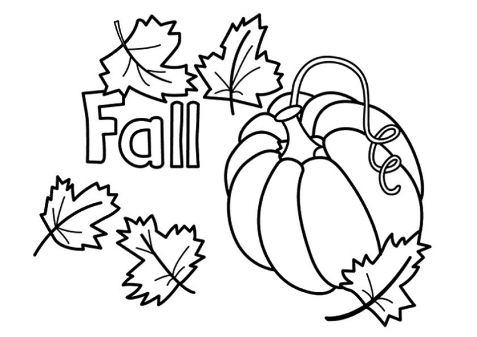 Get This Pumpkin Coloring Pages for Preschoolers 74027