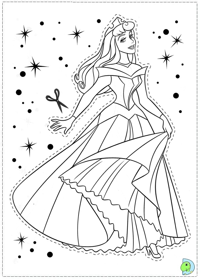 20 Free Printable Sleeping Beauty Coloring Pages