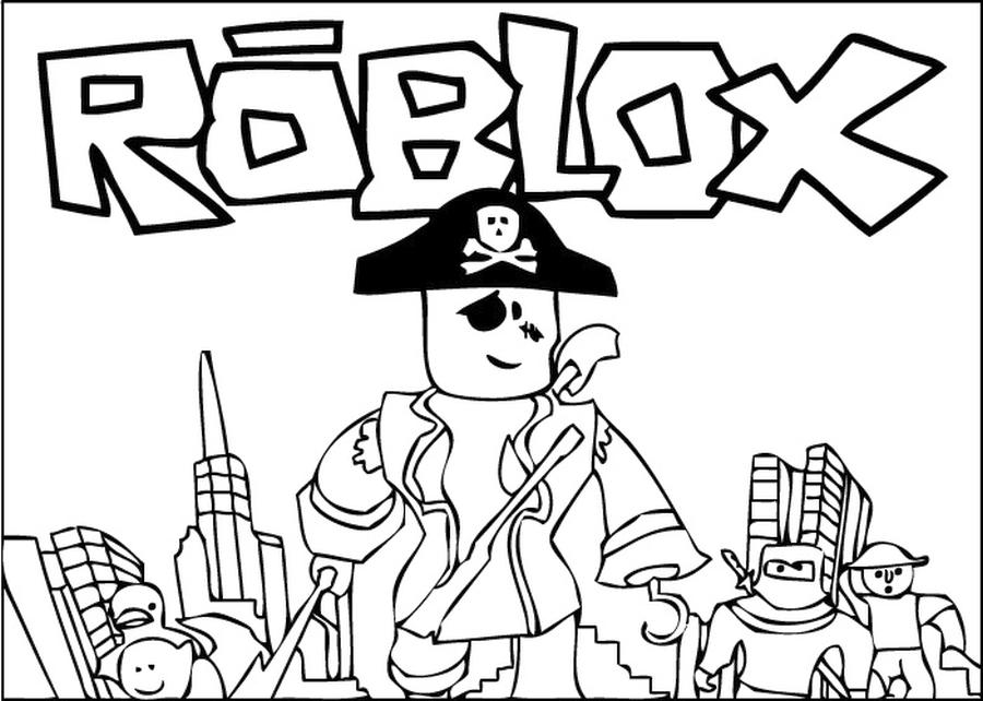 Get This Roblox Coloring Pages Free prt5