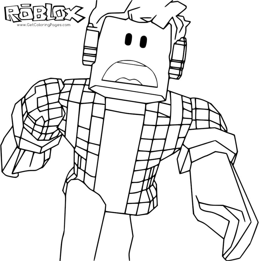 Get This Roblox Coloring Pages Free scr3