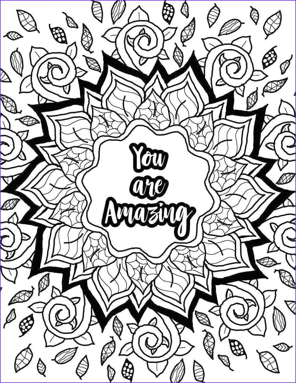 20+ Free Printable Printable Adult Coloring Pages Quotes ...