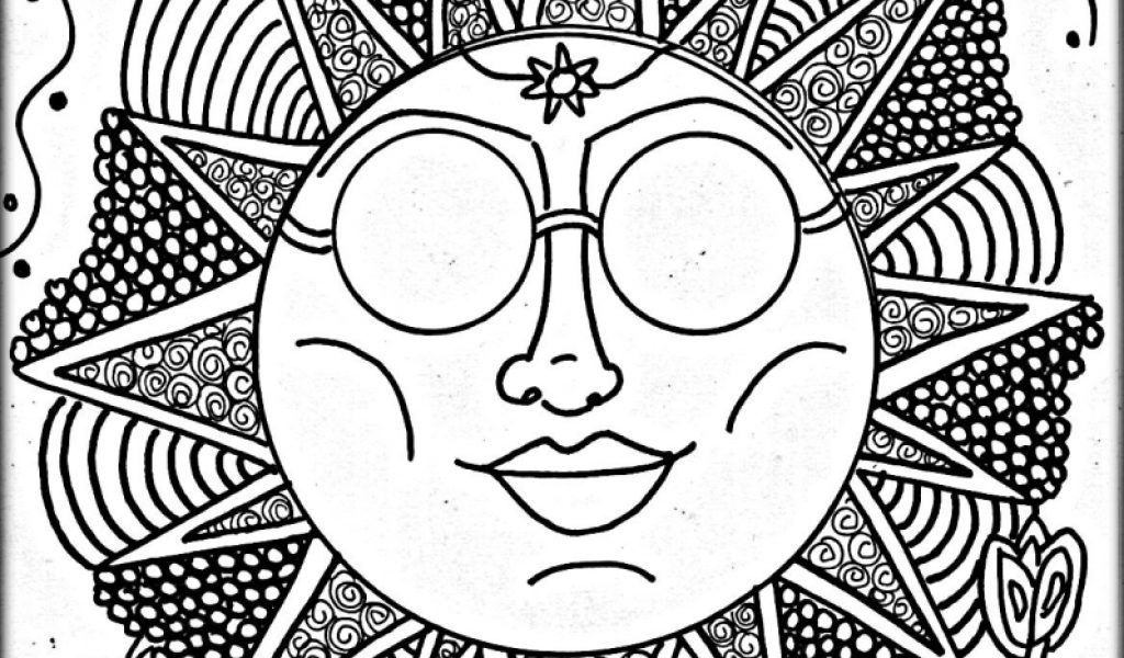 Get This Cool Trippy Coloring Pages for Grown Ups - PLD72