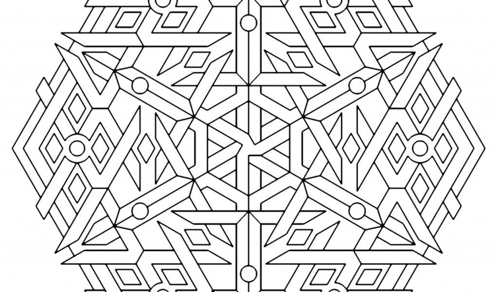 Get This Printable Geometric Coloring Pages for Adults - 57132