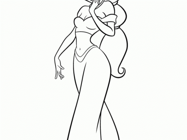 Get This Free Jasmine Coloring Pages for Kids 81410