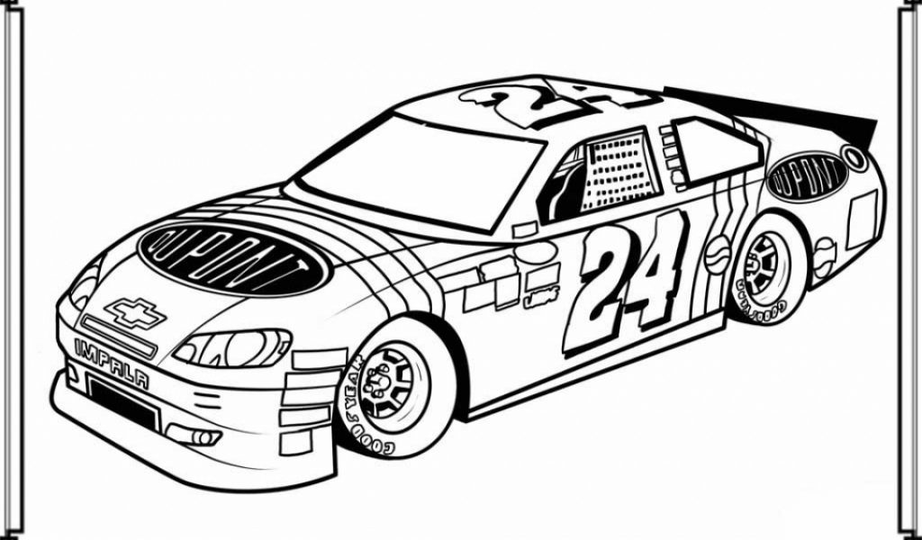 nascar coloring pages free - photo #5
