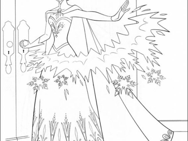 get this free printable queen elsa coloring pages disney