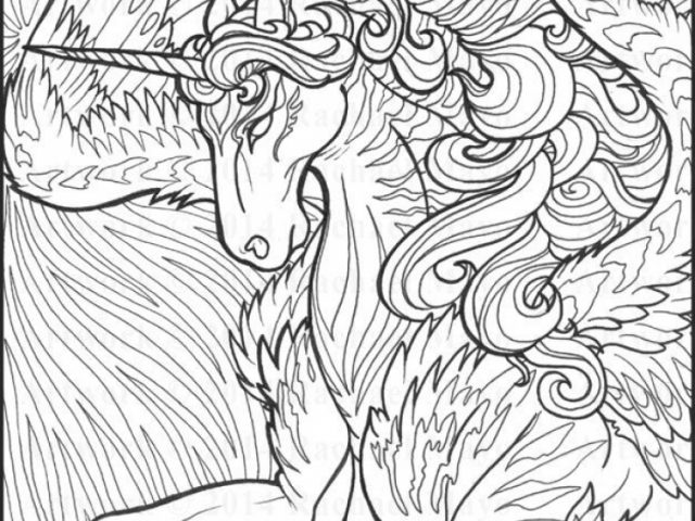 unicorn coloring pages free printable adult