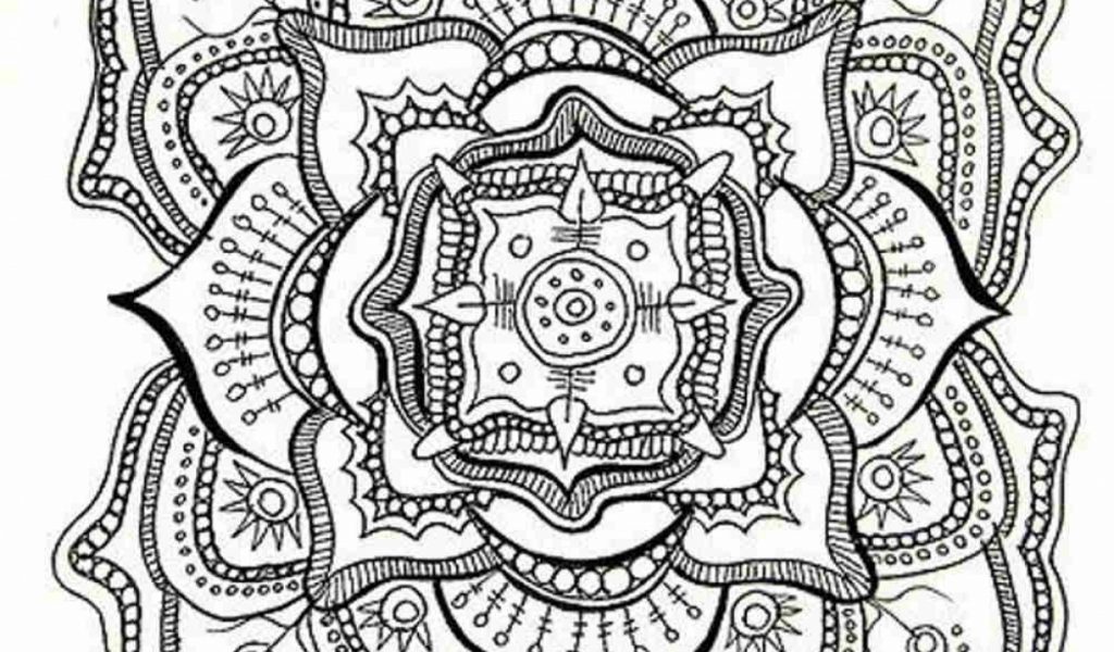 Get This Free Trippy Coloring Pages to Print for Adults GH6S4