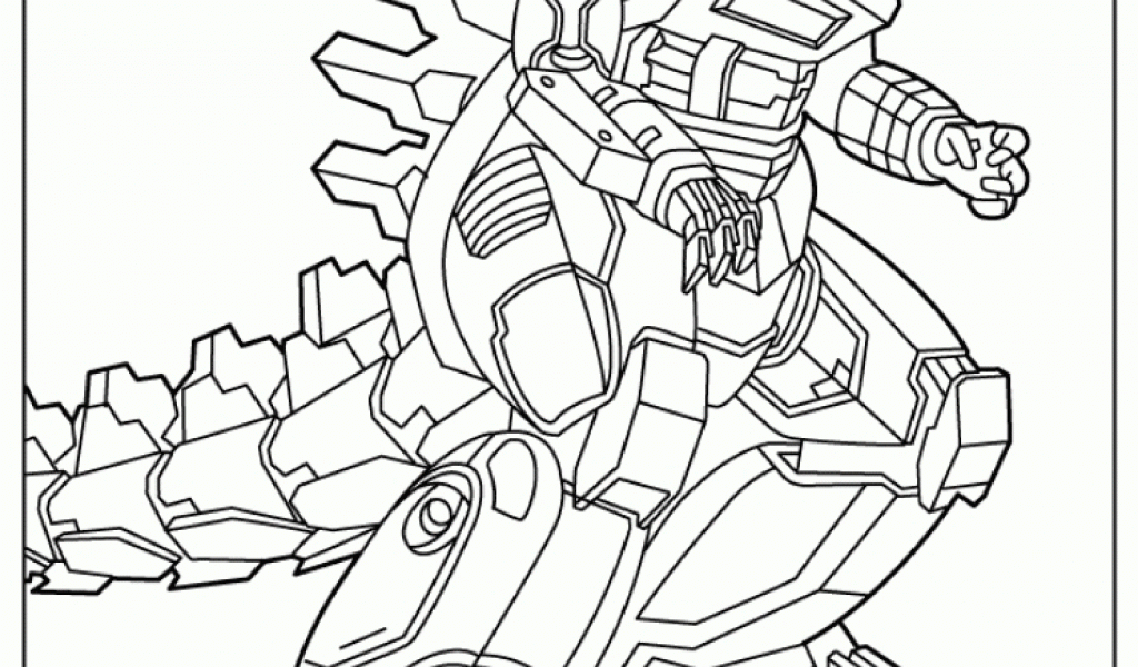 Robot Godzilla Coloring Pages Coloring Pages