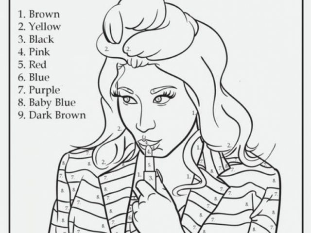Get This Nicki Minaj Coloring Pages To Print 95792