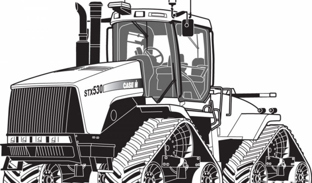 Get This Online Tractor Coloring Pages 10437