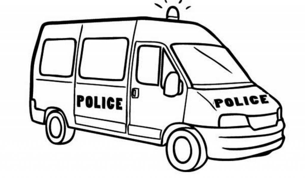 Free Coloring Pages Police Cars 38 Trucks Images Car Printable
