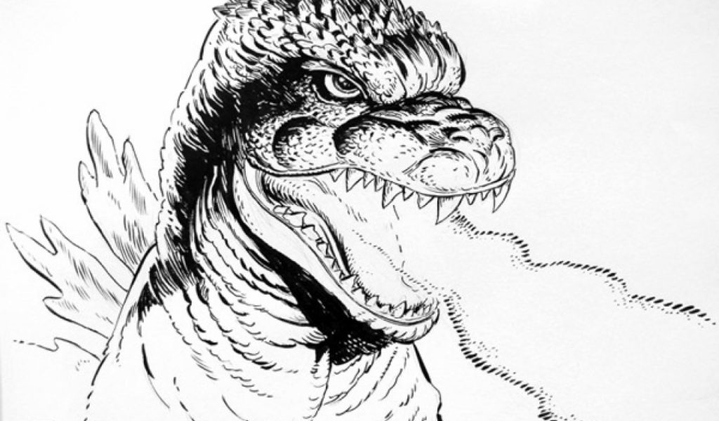 Get This Preschool Godzilla Coloring Pages to Print Drx0J