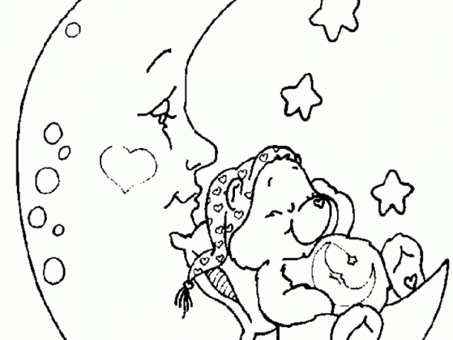 halloween care bears coloring pages - photo #46