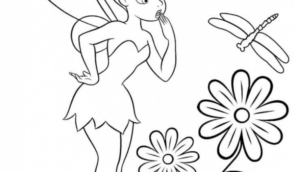 Get This Printable Tinkerbell Coloring Pages Online 89889