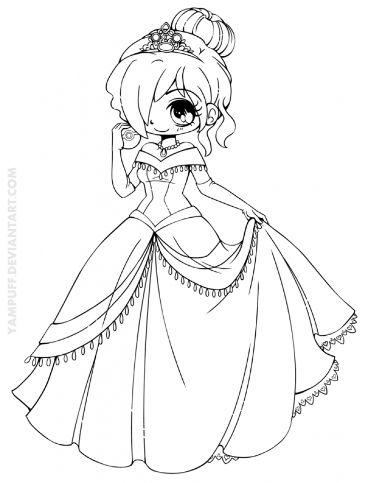 Get This Free Printable Chibi Coloring Pages for Kids HAKT6