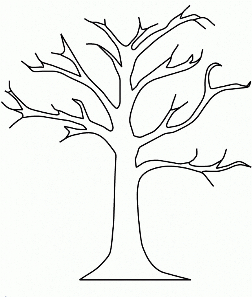 Get This Free Printable Tree Coloring Pages For Kids Hakt6