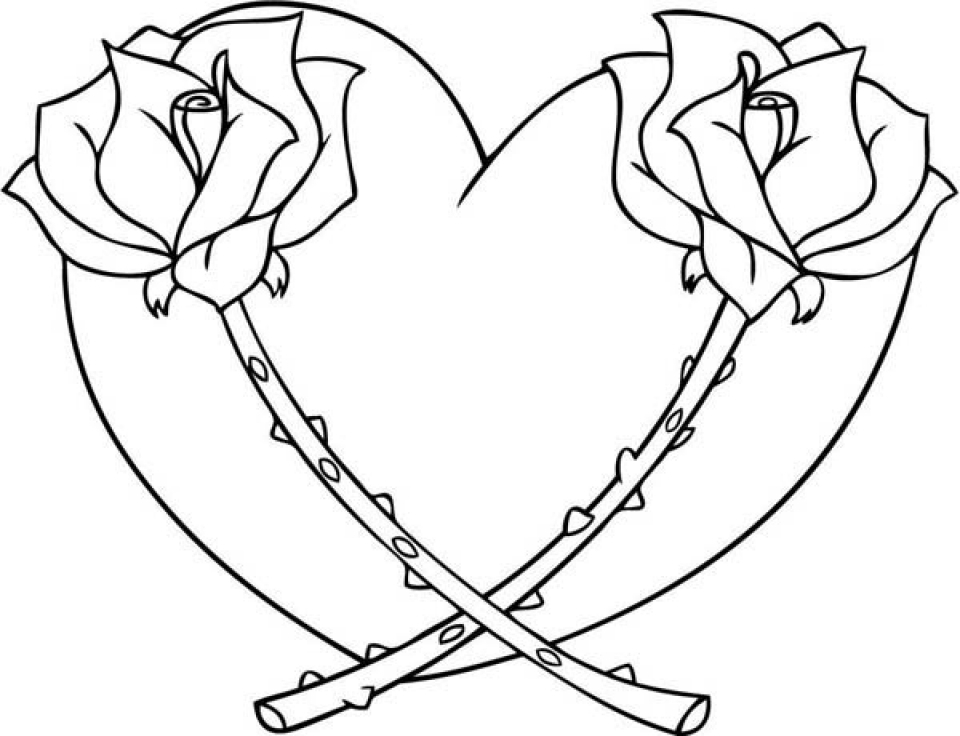 20+ Free Printable Hearts Coloring Pages - EverFreeColoring.com