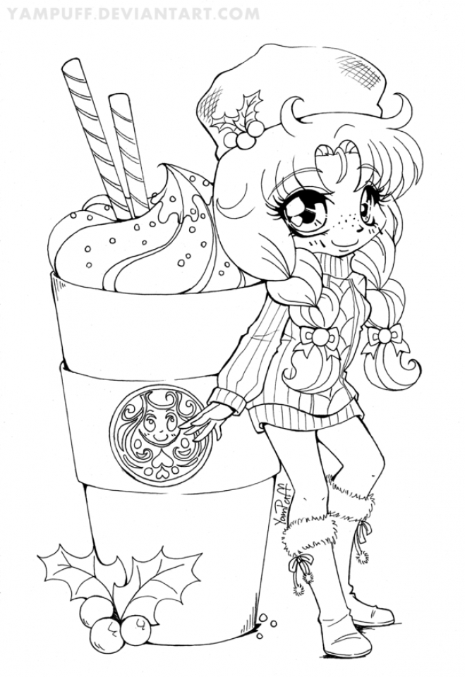 Get This Online Chibi Coloring Pages for Kids OS92R
