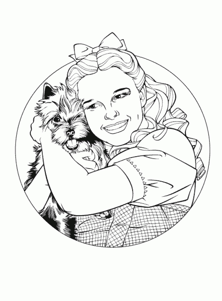Printable Adult Coloring Pages Wizard Of Oz Coloring Pages
