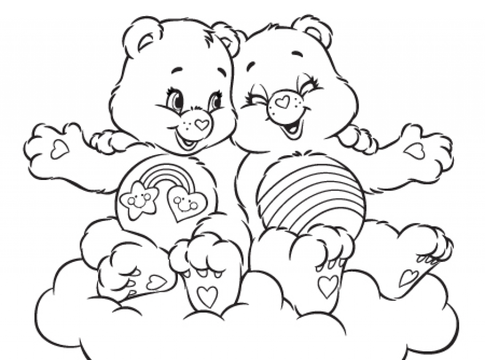 care bear coloring pages online printable nhywg