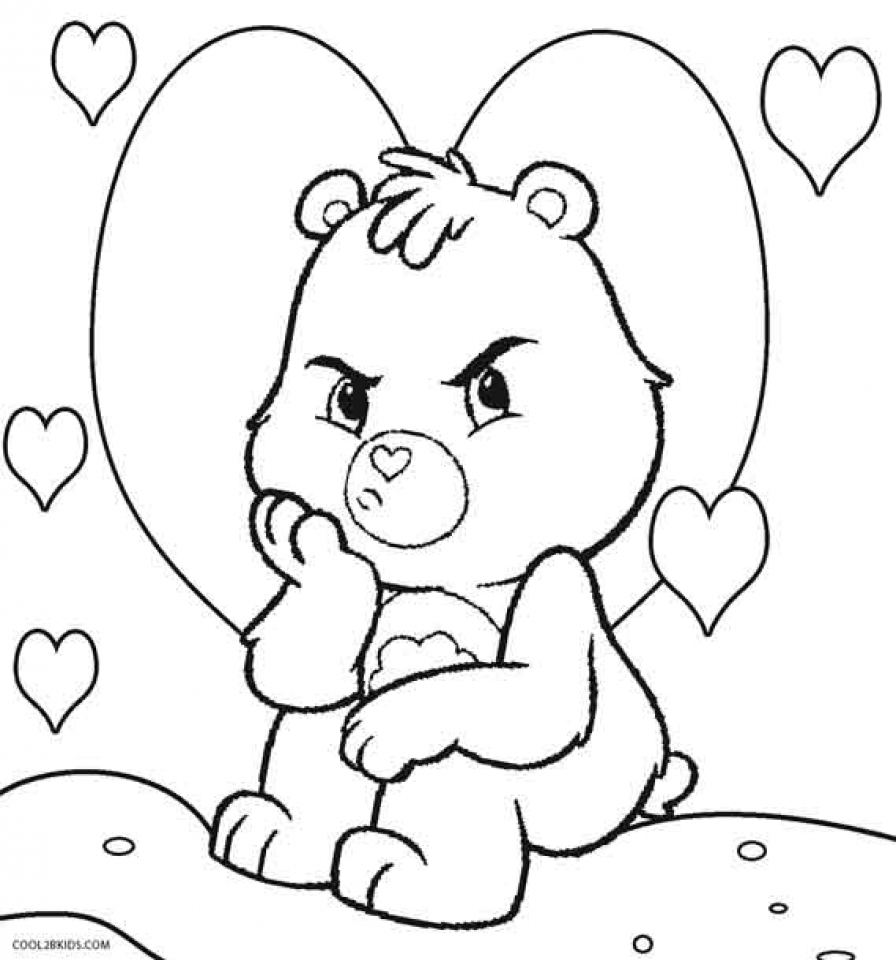 Get This Care Bear Coloring Pages to Print Online lj8rr