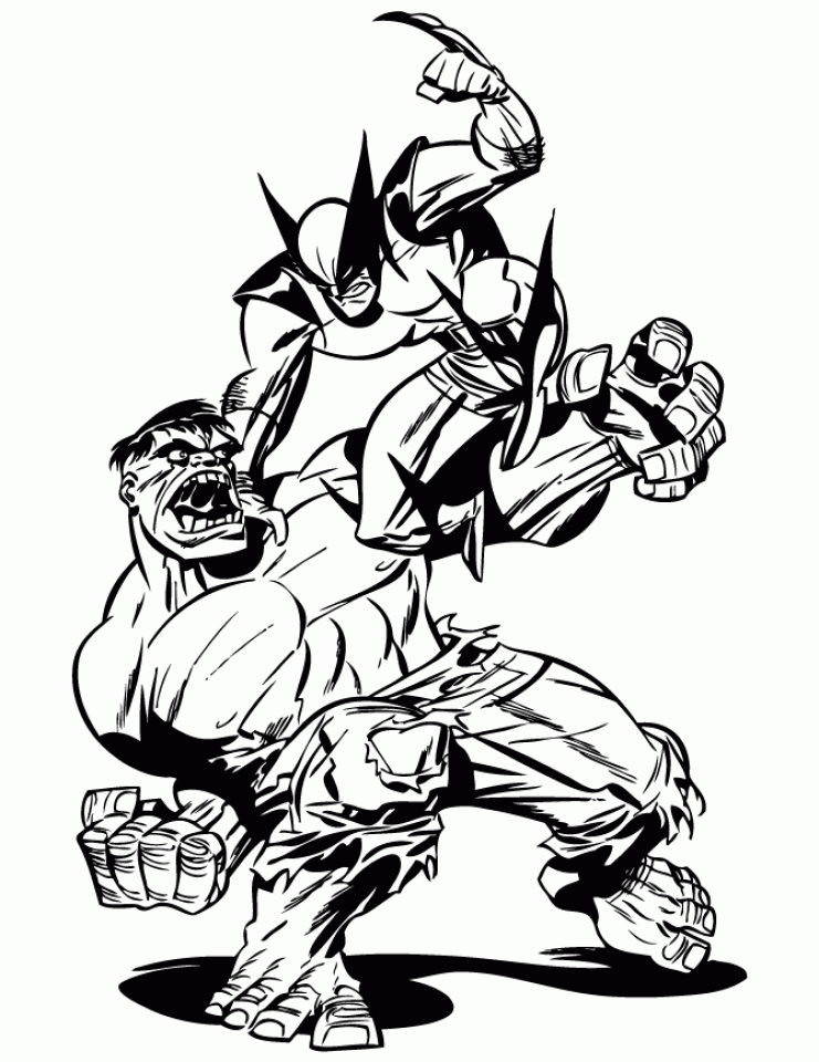 Wolverine Coloring Pages, Free Printable Wolverine Coloring Pages For ...