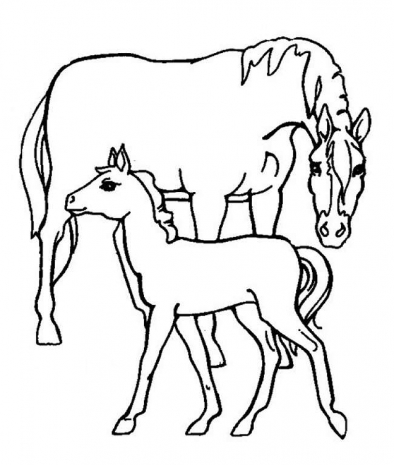 Get This Easy Preschool Printable of Farm Animal Coloring ...