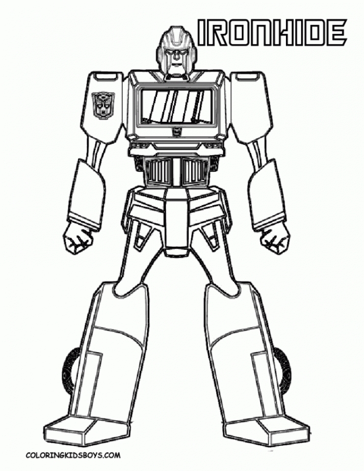 Get This Easy Preschool Printable of Optimus Prime Coloring Page qov5f