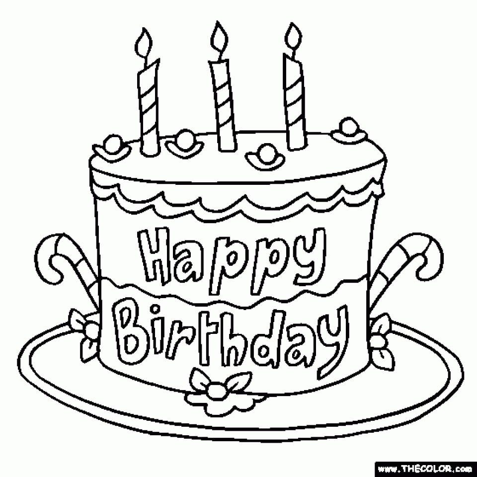 Free Frozen Coloring Pages Print 754996 Birthday Cake 4488