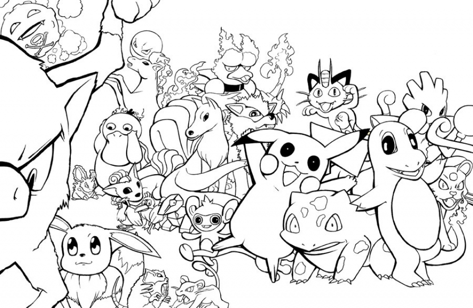 Get This Free Coloring Pages Pokemon to Print 26021