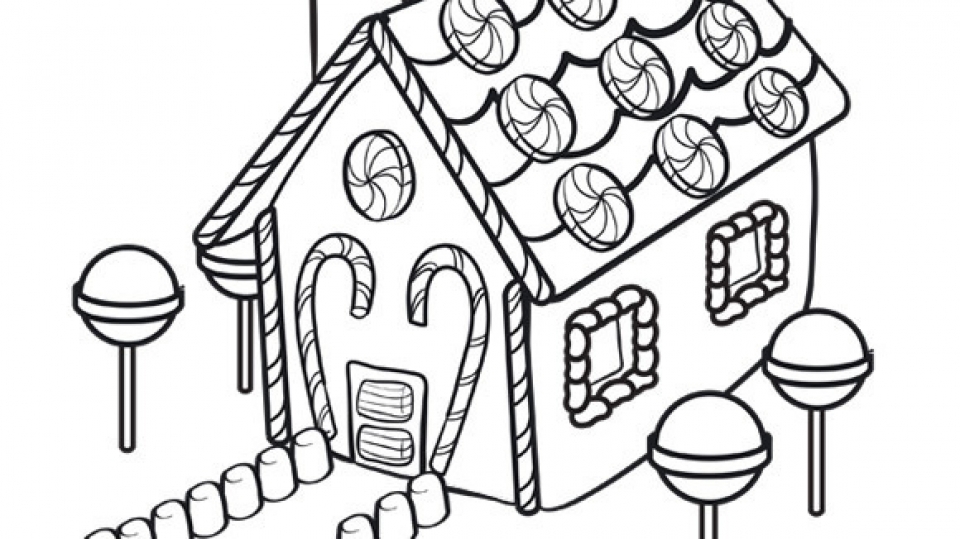 Get This Free Gingerbread House Coloring Pages For Kids Ddpa0